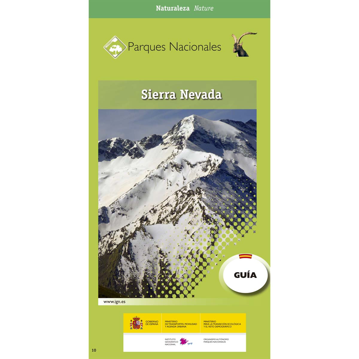 Online bestellen: Wandelkaart 10 Parques Nacionales Sierra Nevada | CNIG - Instituto Geográfico Nacional