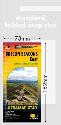 Wandelkaart Brecon Beacons Oost | Harvey Maps