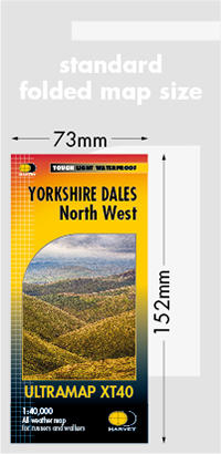 Online bestellen: Wandelkaart Yorkshire Dales Noord West | Harvey Maps