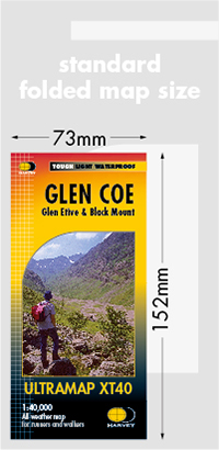 Online bestellen: Wandelkaart Glen Coe | Harvey Maps