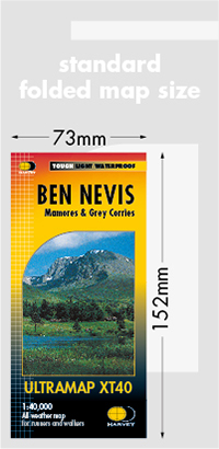 Wandelkaart Ben Nevis | Harvey Maps