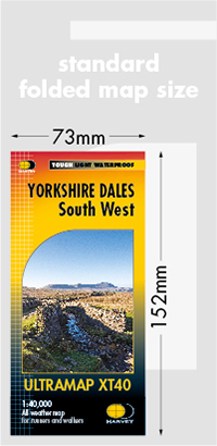 Online bestellen: Wandelkaart Yorkshire Dales Zuid West | Harvey Maps