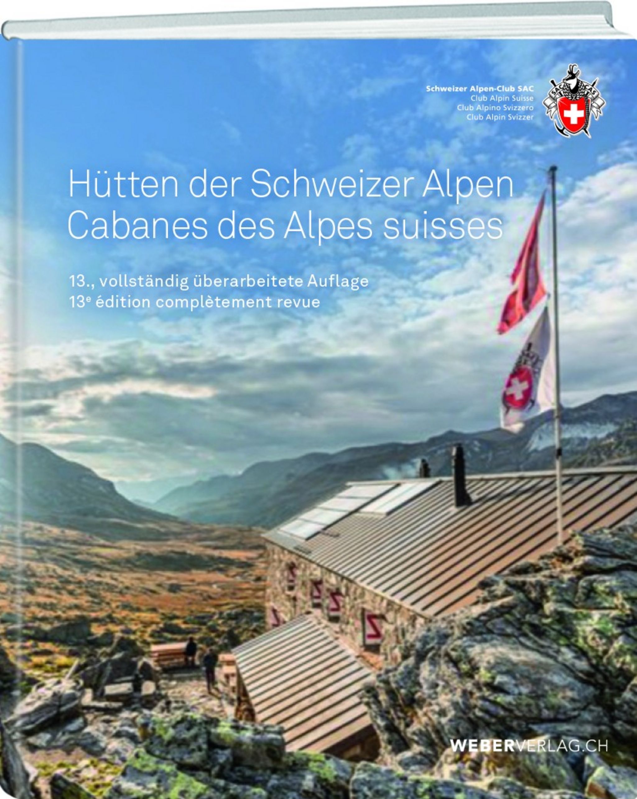 Online bestellen: Wandelgids - Accommodatiegids Hütten der Schweizer Alpen - Cabanes des Alpes suisses | SAC Schweizer Alpenclub