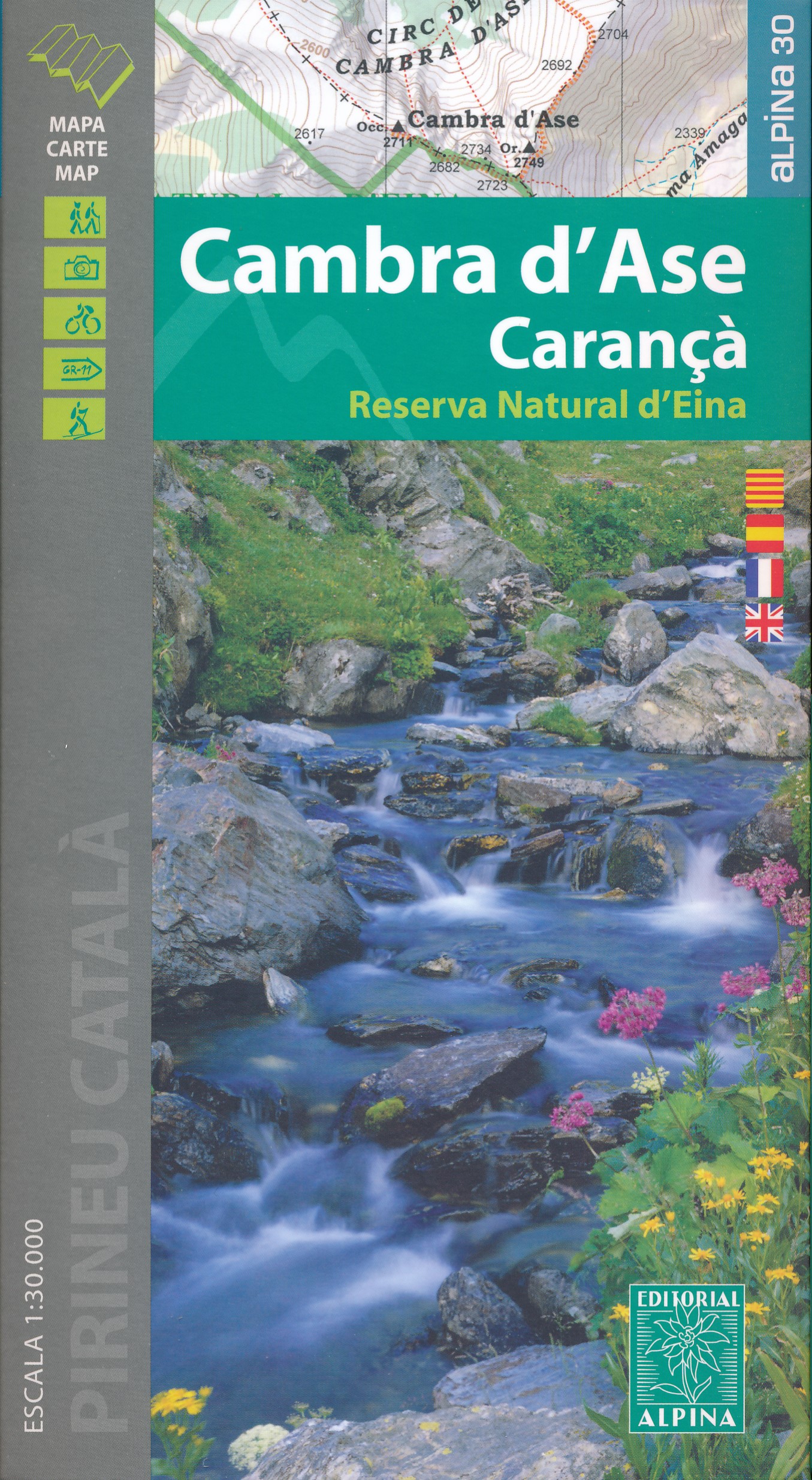 Online bestellen: Wandelkaart Cambra d'Ase - Canranca - Reserva Naturel d'Eina | Editorial Alpina