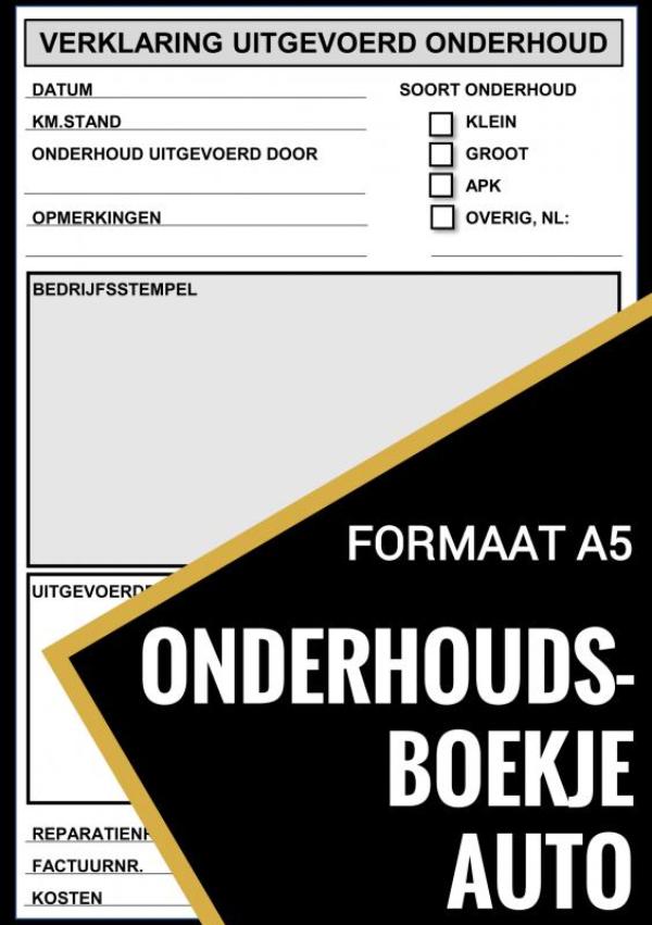 Reisgids Onderhoudsboekje Auto…