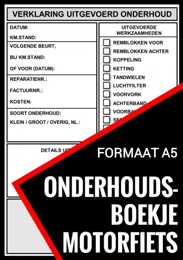 Reisgids Onderhoudsboekje Moto…