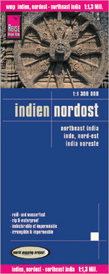 Online bestellen: Wegenkaart - landkaart Indien Nordost - Noord-oost India | Reise Know-How Verlag
