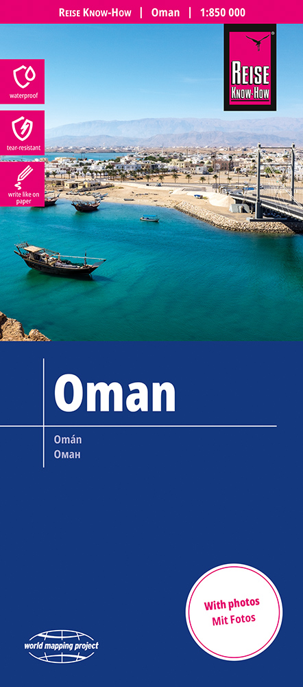 Wegenkaart - landkaart Oman |…