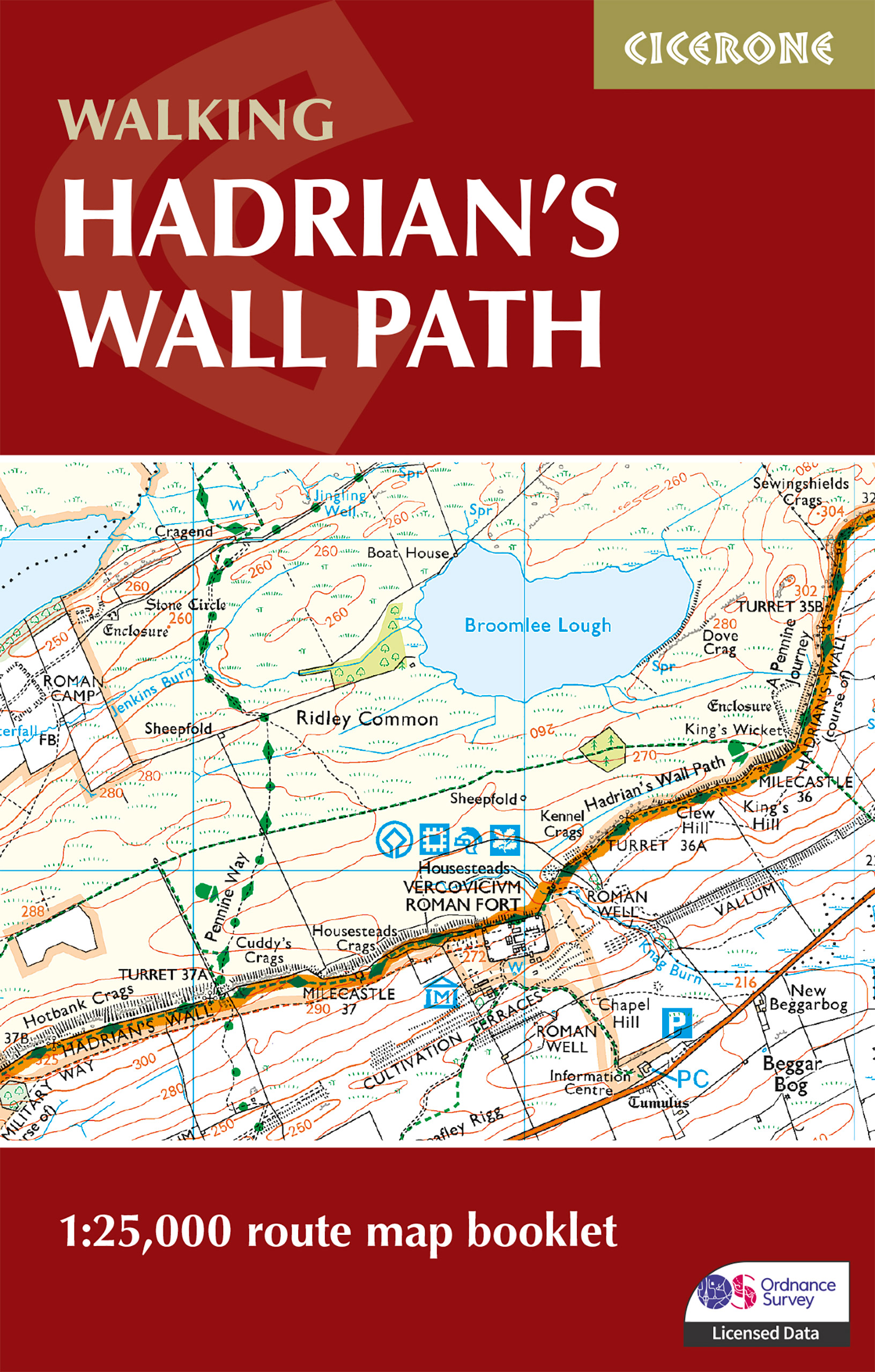 Online bestellen: Wandelatlas Hadrian's Wall Path Map Booklet | Cicerone