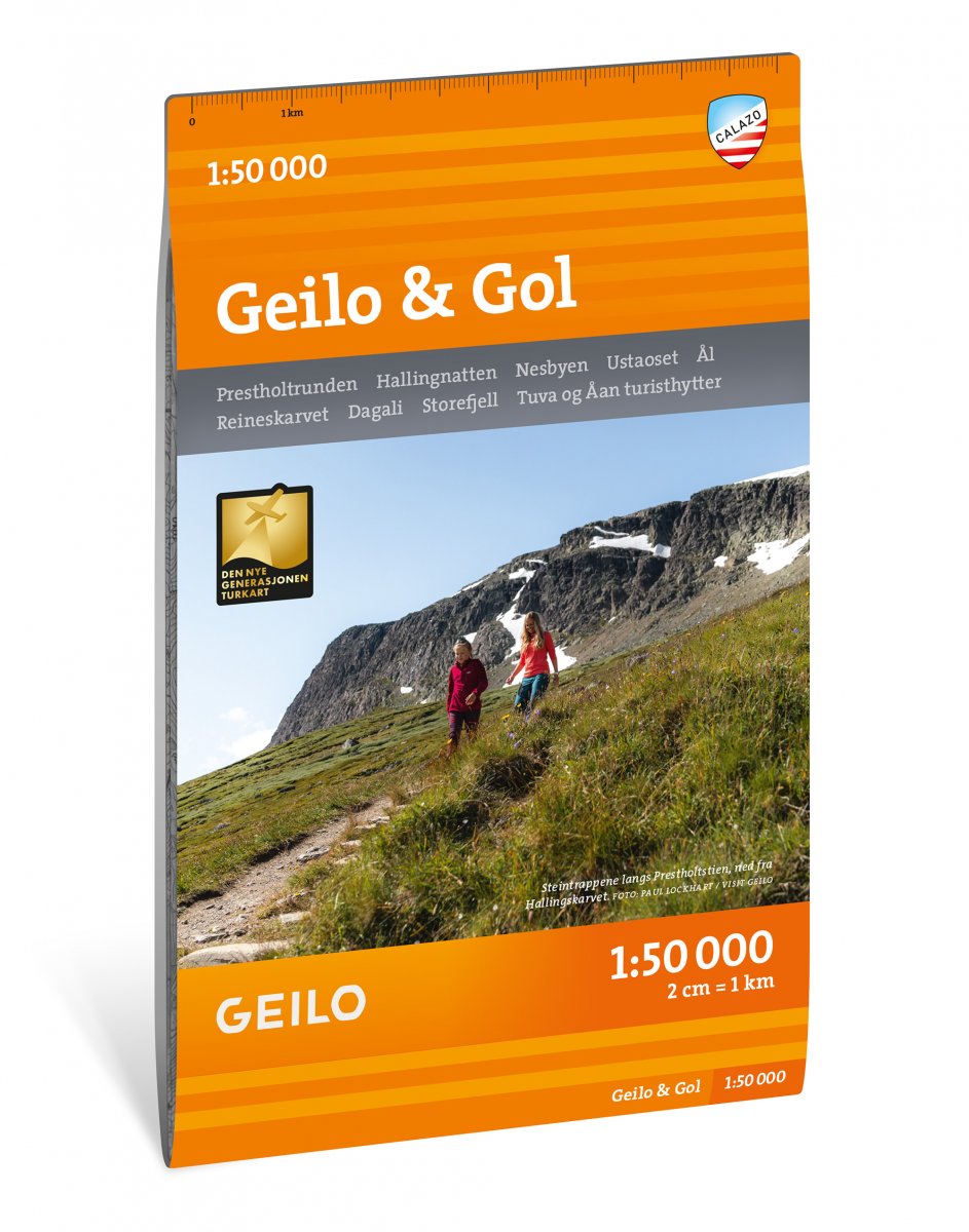 Wandelkaart Turkart Geilo - Go…