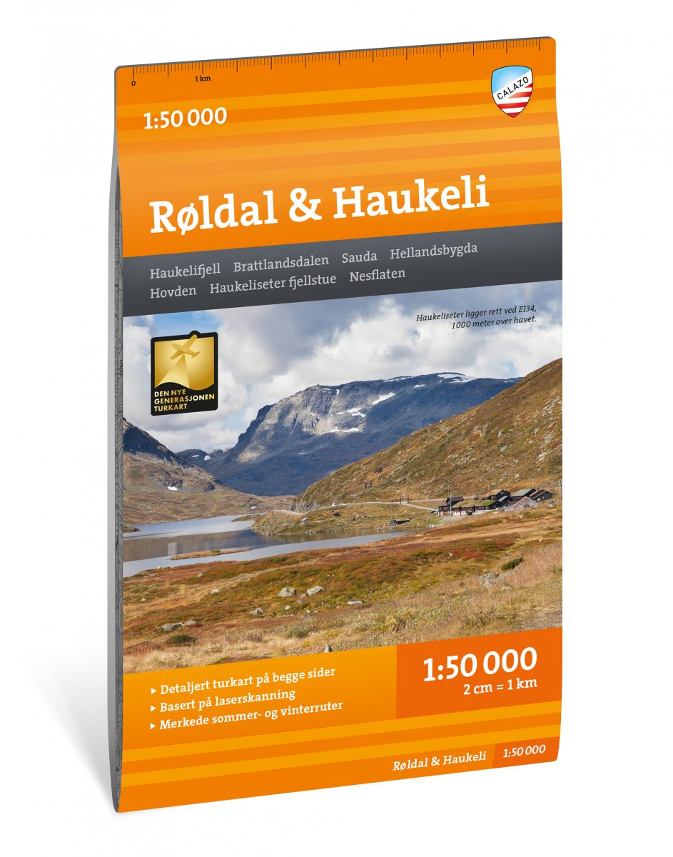 Wandelkaart Turkart Røldal - H…