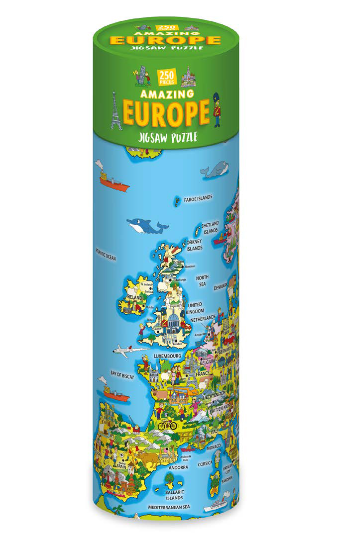 Kinderpuzzel Amazing Europe Le…