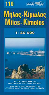 Wegenkaart - landkaart 110 Milos Kimolos | Road Editions