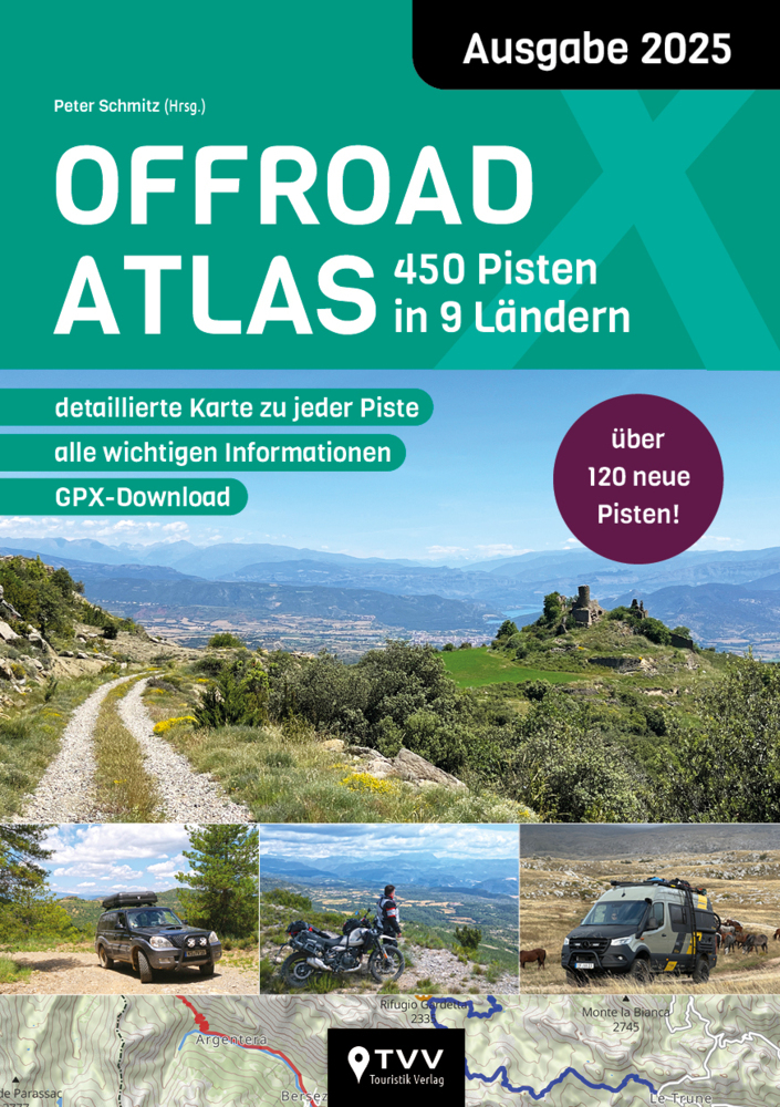 Online bestellen: Reisgids Offroad Atlas | TVV Touristik Verlag