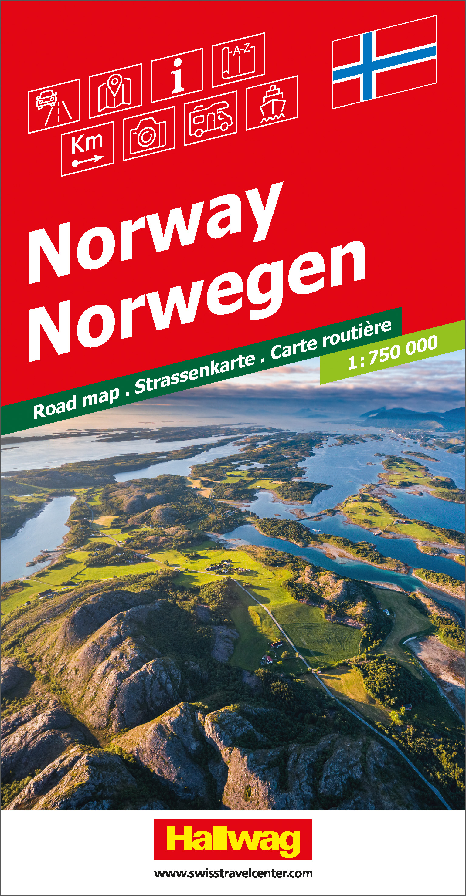 Wegenkaart - landkaart Norwege…