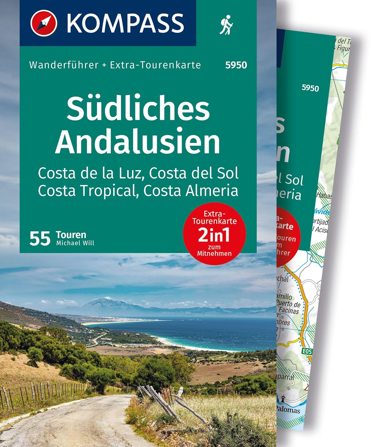 Online bestellen: Wandelgids 5950 Wanderführer Südliches Andalusien | Kompass