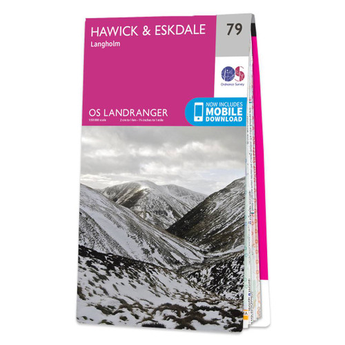 Online bestellen: Wandelkaart - Topografische kaart 079 Landranger Hawick & Eskdale, Langholm | Ordnance Survey