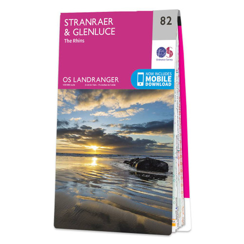 Online bestellen: Wandelkaart - Topografische kaart 082 Landranger Stranraer & Glenluce | Ordnance Survey