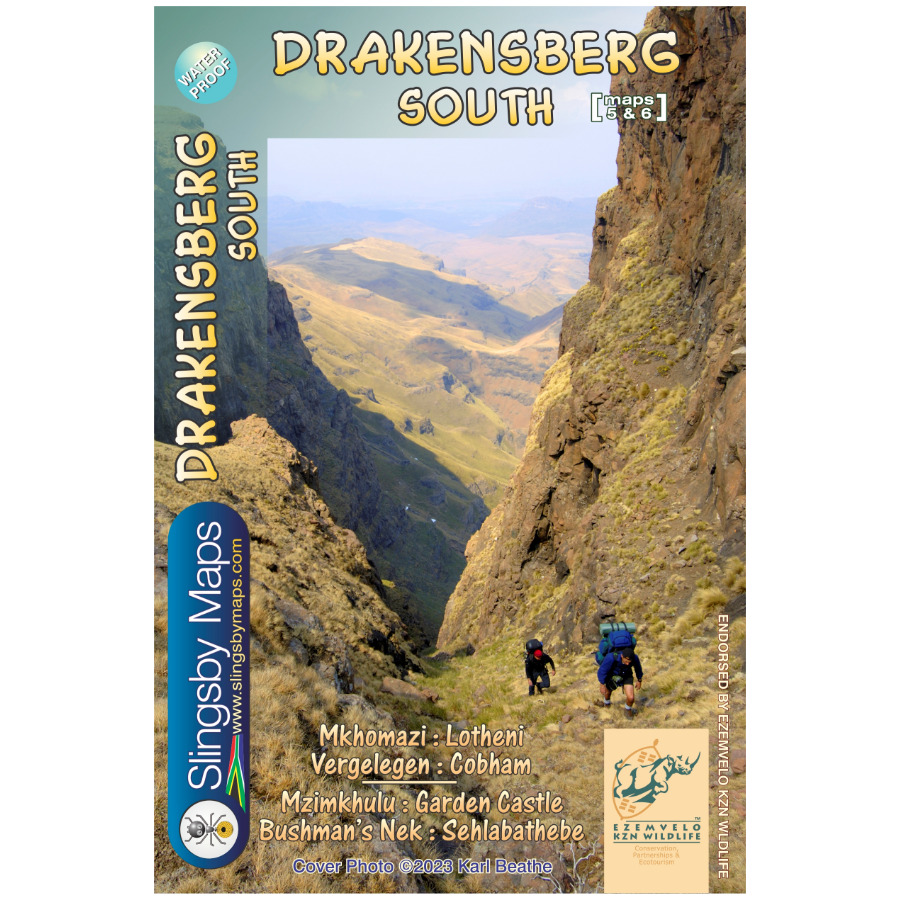 Online bestellen: Wandelkaart 5&6 South Africa: Drakensberg South | Slingsby Maps