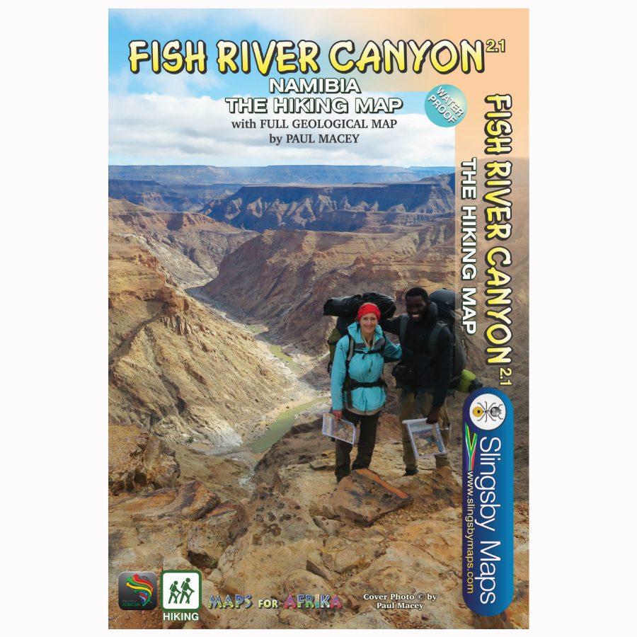 Online bestellen: Wandelkaart Namibia: Fish River Canyon | Slingsby Maps