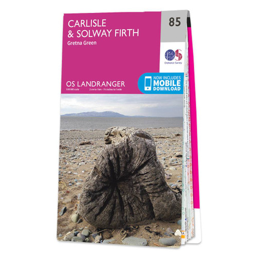 Online bestellen: Wandelkaart - Topografische kaart 085 Landranger Carlisle & Solway Firth, Gretna Green | Ordnance Survey