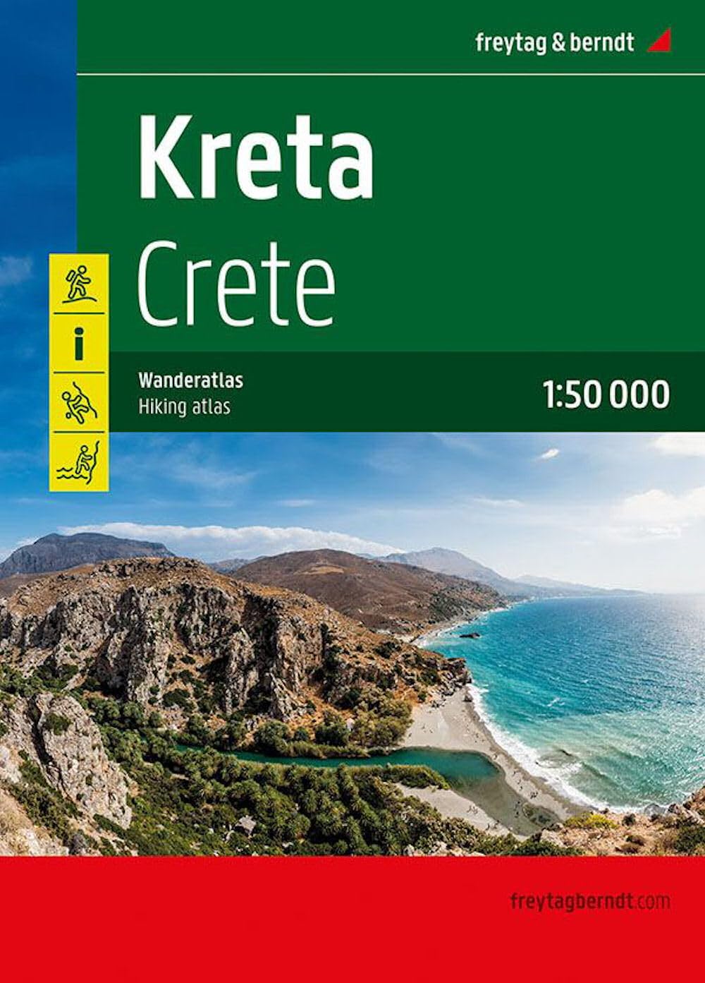 Online bestellen: Wandelatlas Wanderatlas Kreta Outdooratlas | Freytag & Berndt