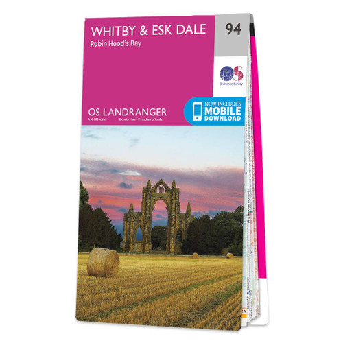 Online bestellen: Wandelkaart - Topografische kaart 094 Landranger Whitby & Esk Dale, Robin Hood's Bay | Ordnance Survey