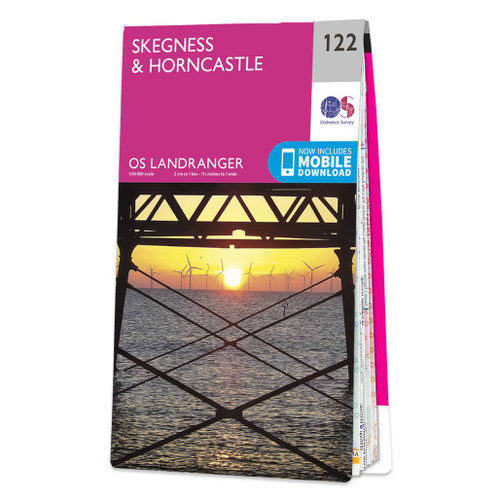 Online bestellen: Wandelkaart - Topografische kaart 122 Landranger Skegness & Horncastle | Ordnance Survey