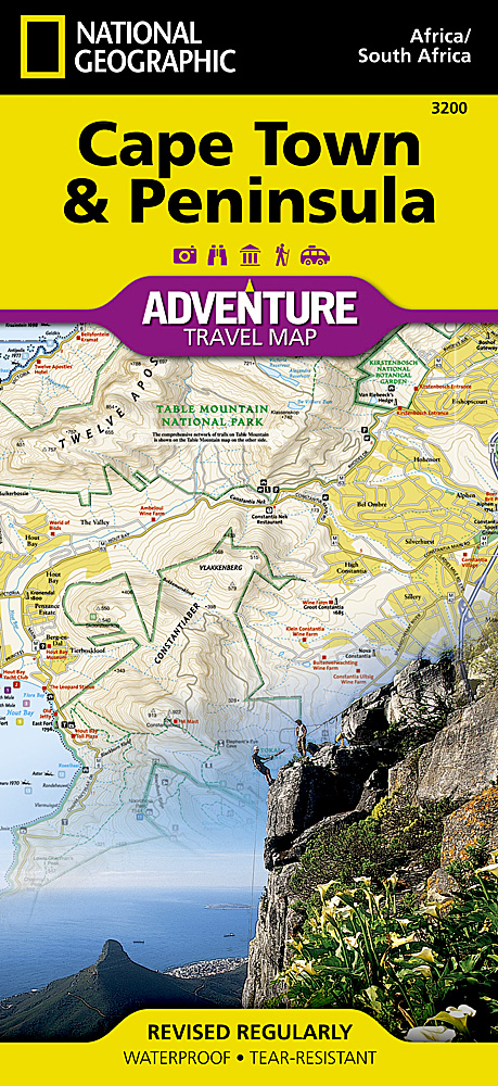 Online bestellen: Stadsplattegrond 3200 Adventure Map Cape Town & Peninsula - Kaapstad | National Geographic