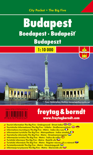 Stadsplattegrond City Pocket Boedapest CP | Freytag & Berndt