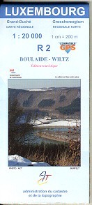 Wandelkaart Luxemburg R2 Boulaide - Wiltz - Esch sur Sûre | 