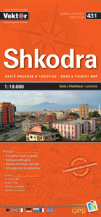 Stadsplattegrond 432 Shkodra |…