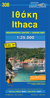 Online bestellen: Wandelkaart 308 Ithaca hiking | Road Editions