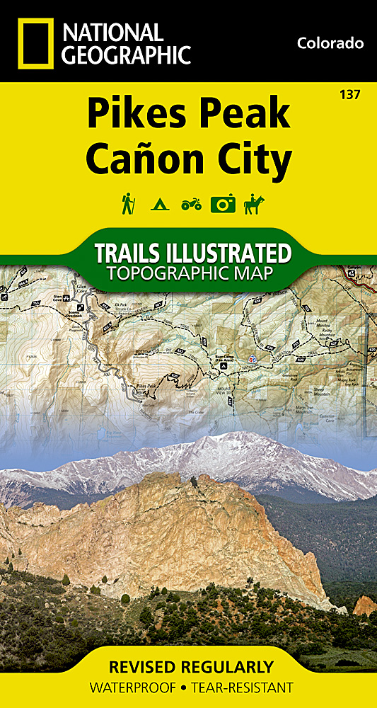 Online bestellen: Wandelkaart 137 Topographic Map Guide Pikes Peak / Cañon City /CO | National Geographic