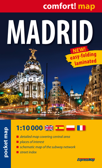 Online bestellen: Stadsplattegrond Madrid mini | Express Map1