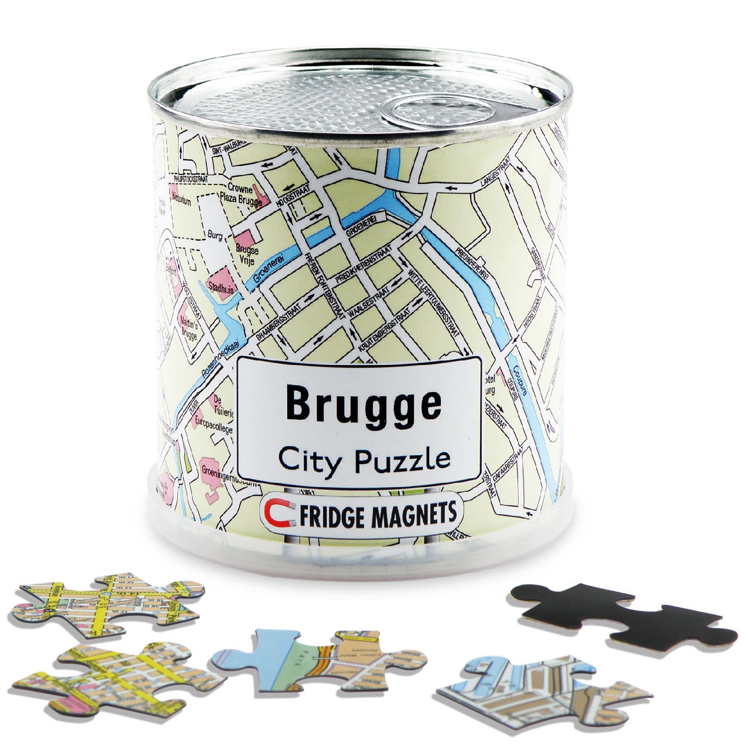 Online bestellen: Magnetische puzzel City Puzzle Magnets Brugge city puzzle magnets | Extragoods