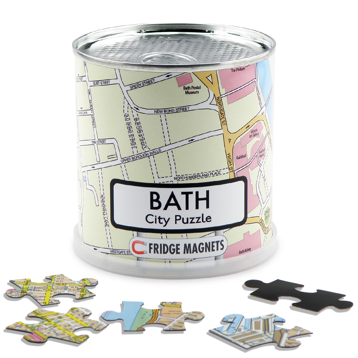 Online bestellen: Magnetische puzzel Bath city puzzle magnets | Extragoods