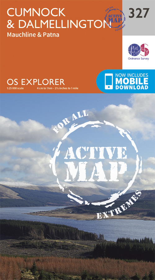 Online bestellen: Wandelkaart - Topografische kaart 327 OS Explorer Map | Active Cumnock / Dalmellington | Ordnance Survey