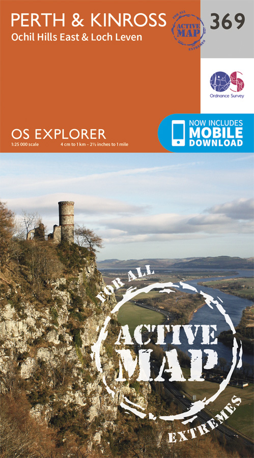 Online bestellen: Wandelkaart 369 OS Explorer Map | Active Perth / Kinross | Ordnance Survey