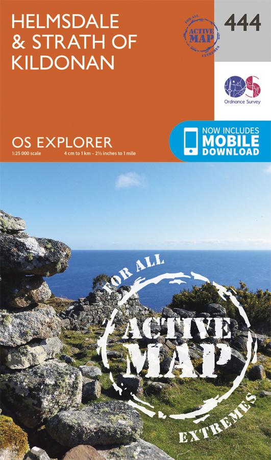 Online bestellen: Wandelkaart - Topografische kaart 444 OS Explorer Map | Active Helmsdale / Strath of Kildonan | Ordnance Survey