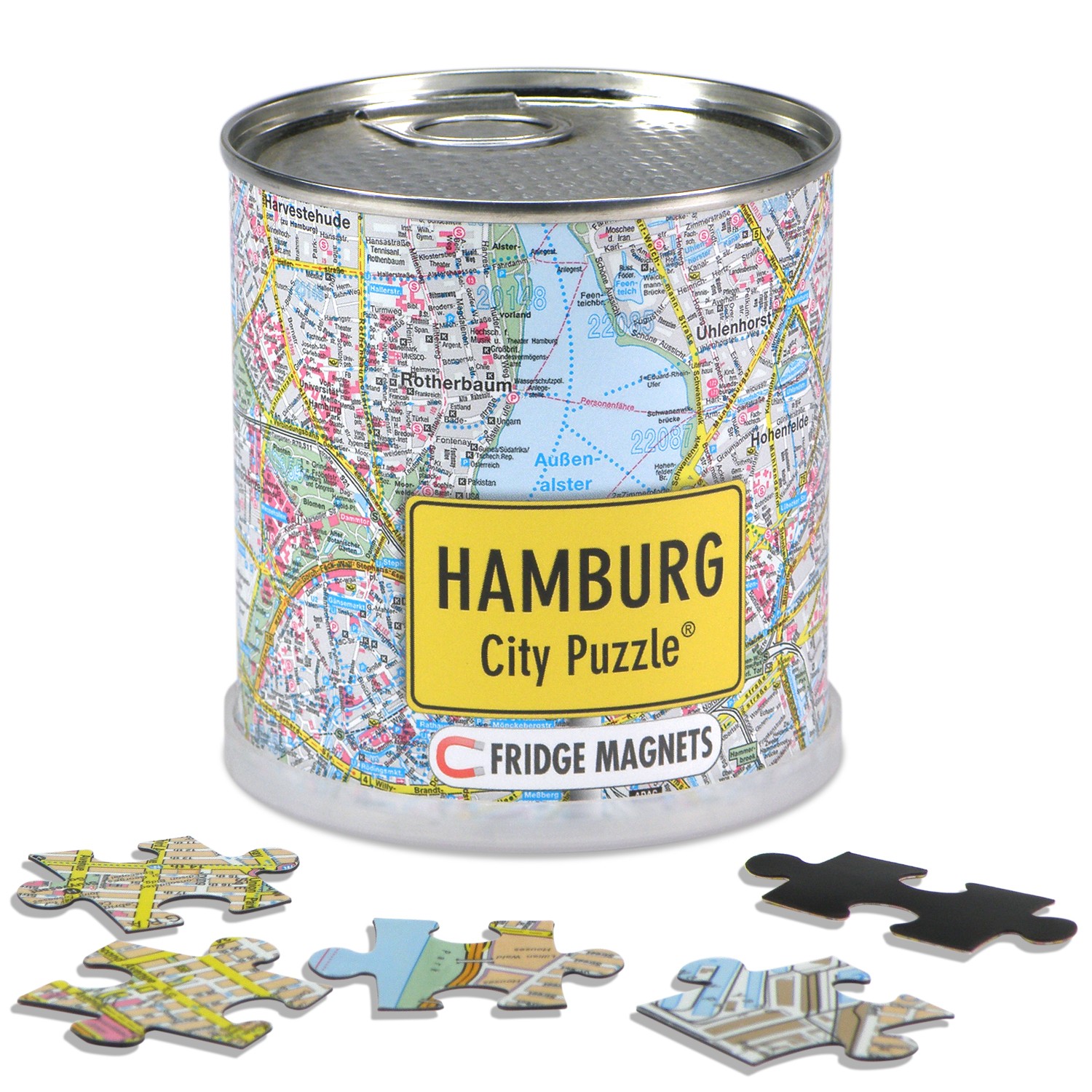 Magnetische puzzel Hamburg cit…