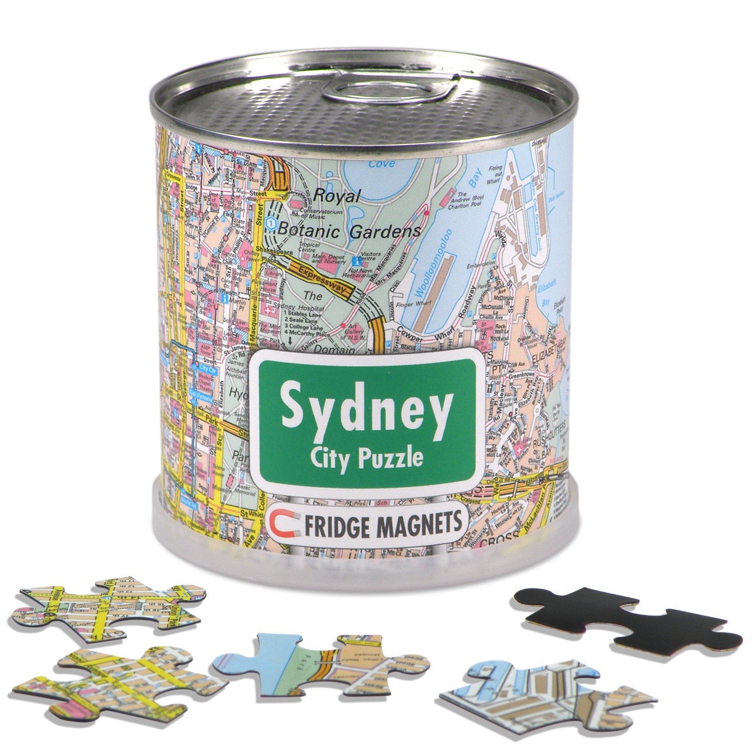 Online bestellen: Magnetische puzzel City Puzzle Magnets Sydney | Extragoods