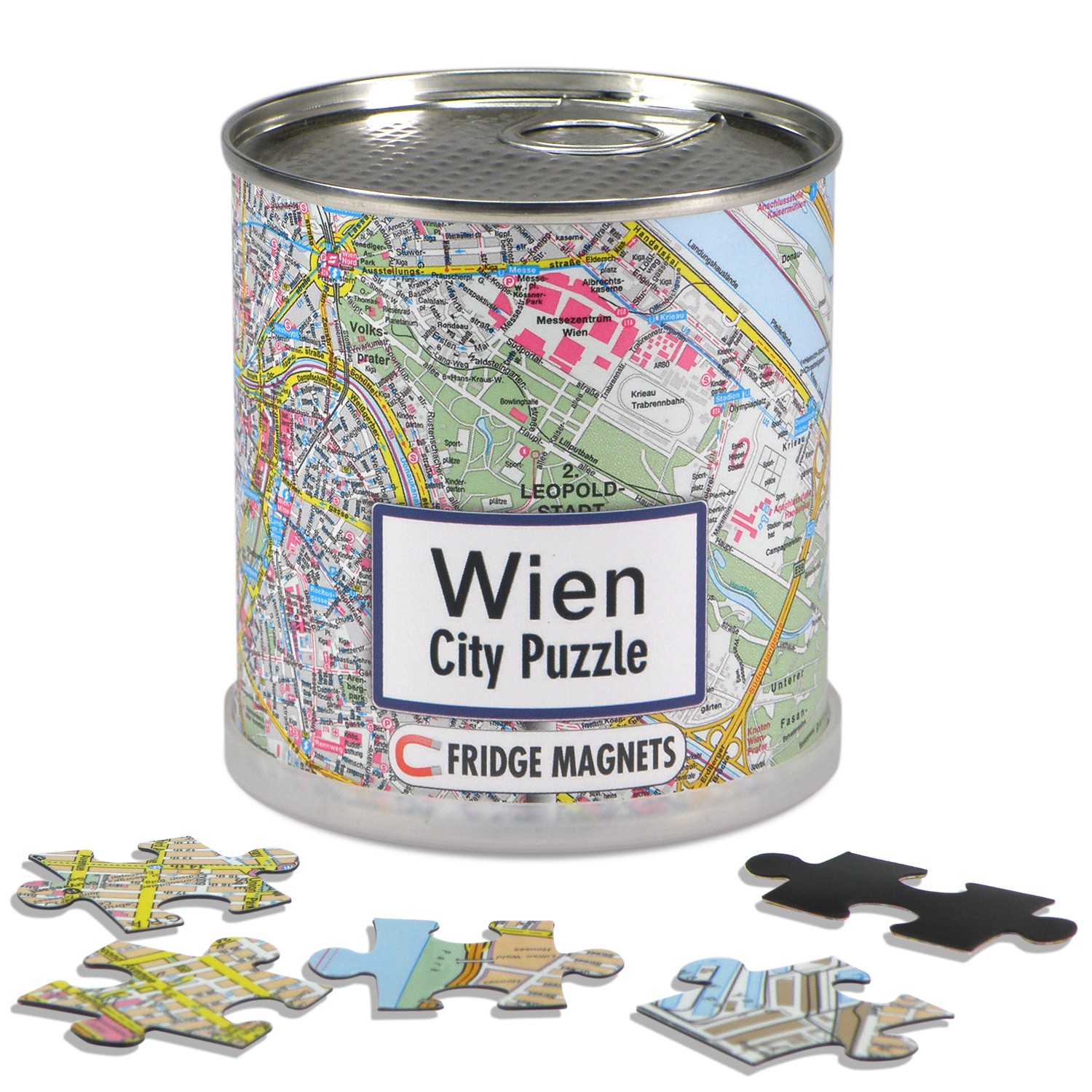 Online bestellen: Magnetische puzzel City Puzzle Magnets Wien | Extragoods