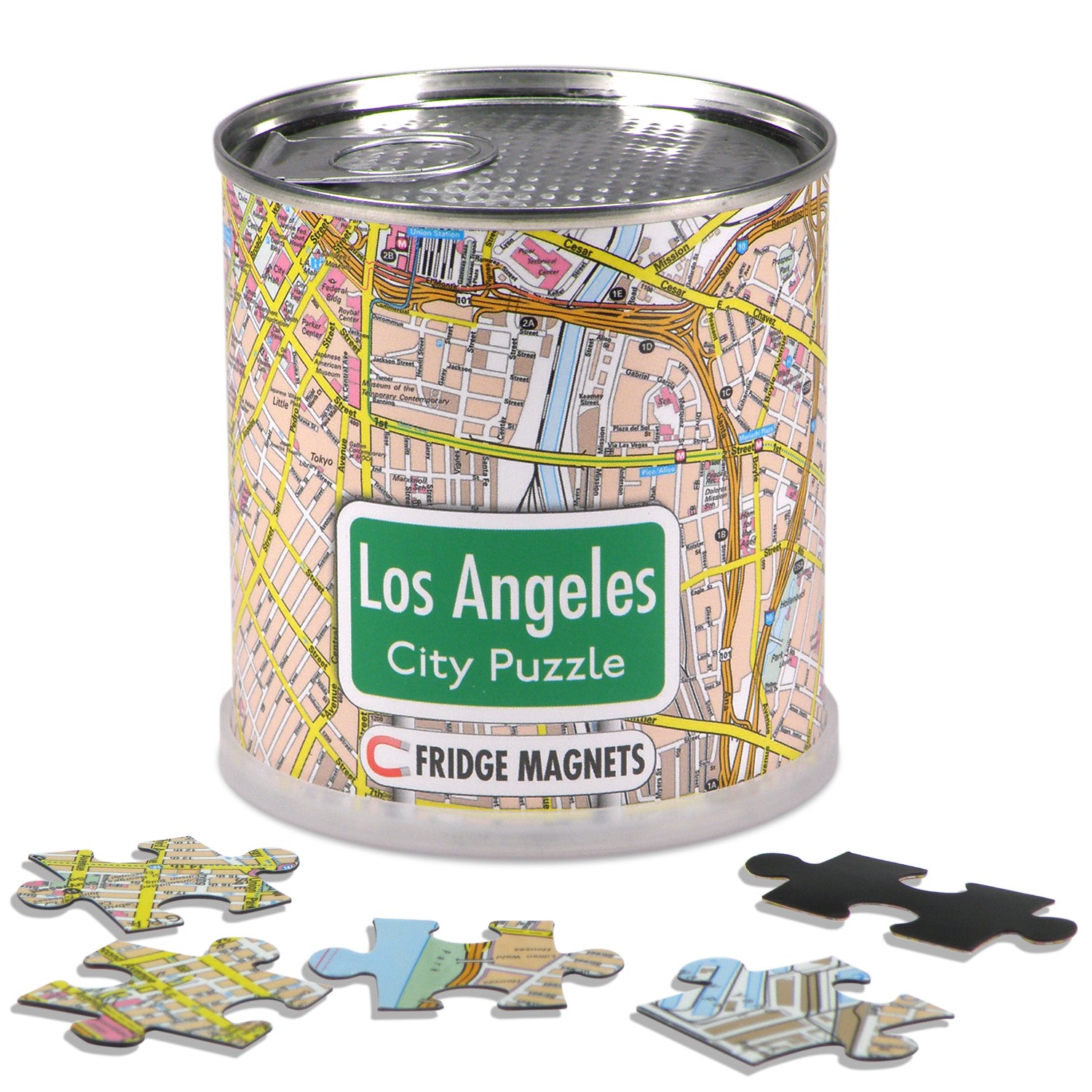 Online bestellen: Magnetische puzzel City Puzzle Magnets Los Angeles | Extragoods