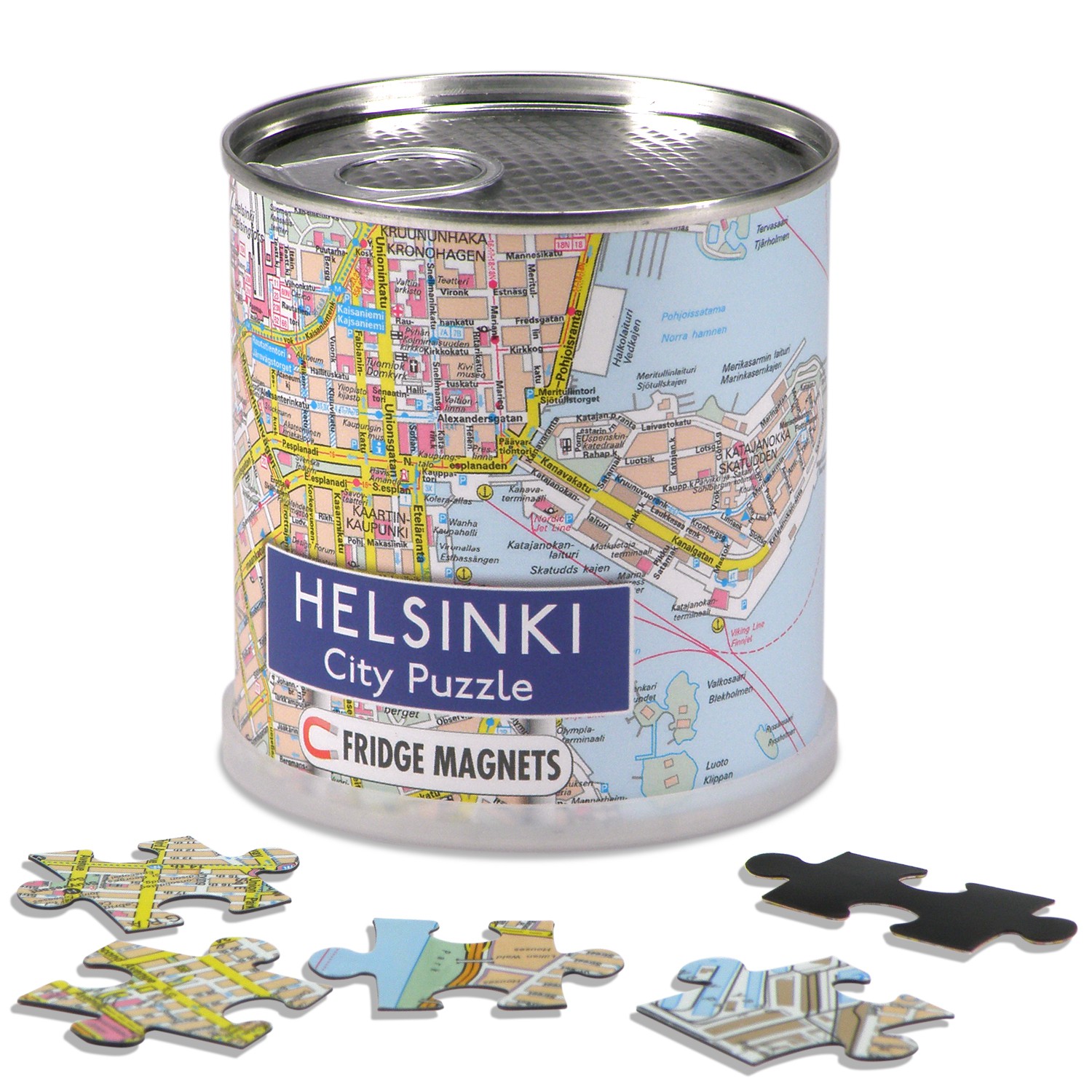 Online bestellen: Magnetische puzzel City Puzzle Magnets Helsinki city puzzle magnets | Extragoods