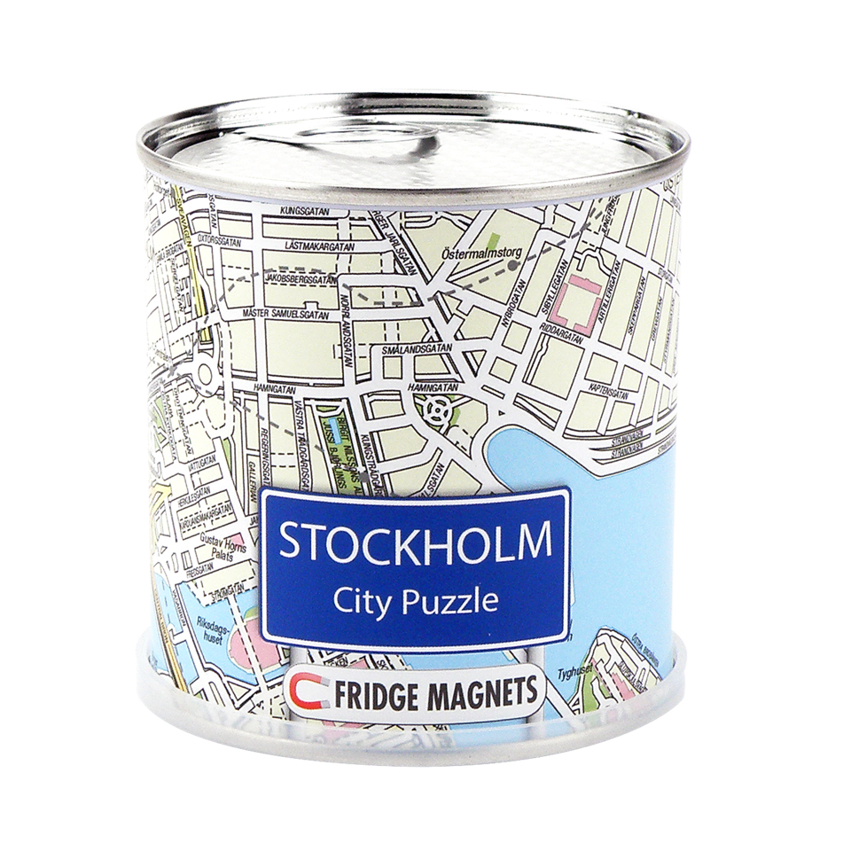 Online bestellen: Magnetische puzzel City Puzzle Magnets Stockholm | Extragoods