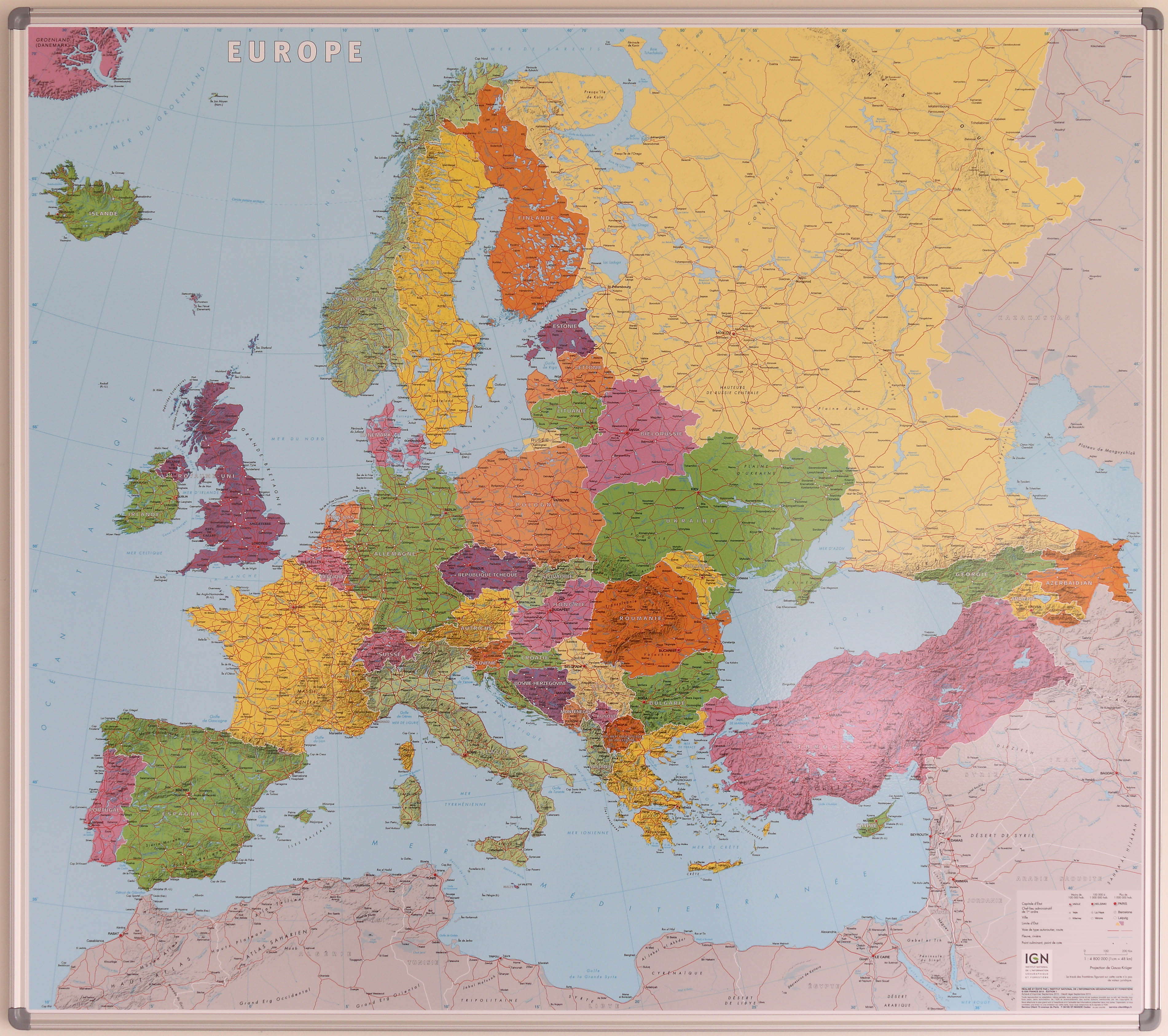 Magneetbord Europa politiek ma…