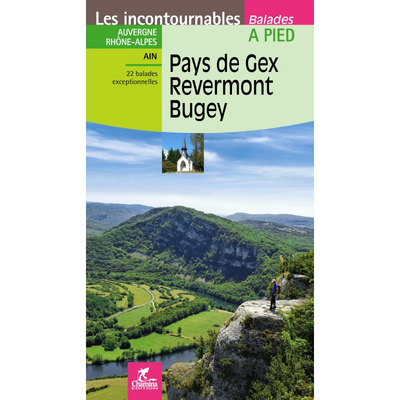 Online bestellen: Wandelgids Pays de Gex Revermont Bugey à pied | Chamina