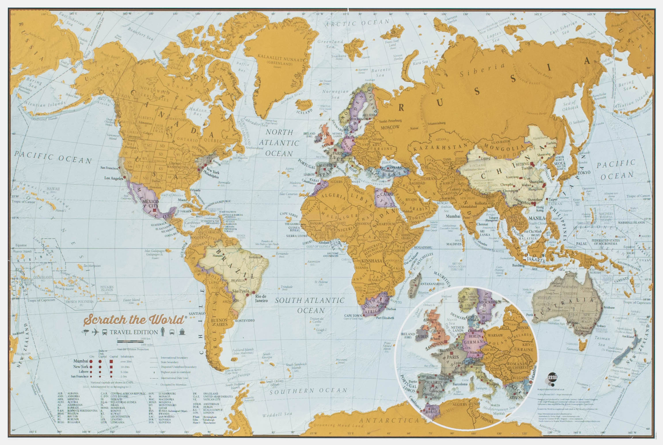 Scratch Map Scratch the World…