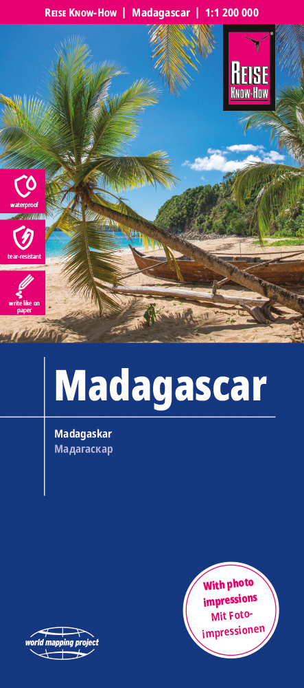 Wegenkaart - landkaart Madagaskar - Madagascar | Reise Know-How Verlag